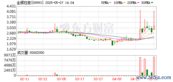 股票配资门户导航查询 政策再发力港股地产股狂飙 金辉控股大涨超20%